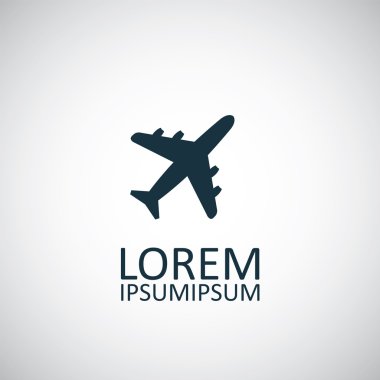uçak işareti logo simge