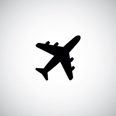 uçak işareti logo simge