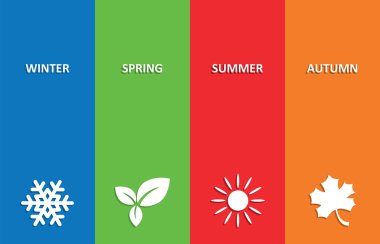 illüstrasyon mevsim