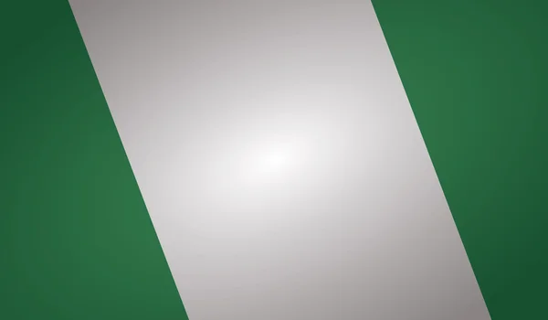 Nigeria-Flagge — Stockvektor