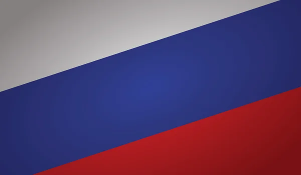 Bandera de Rusia — Vector de stock