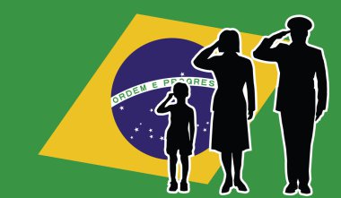 Brasil asker ailesi selamı