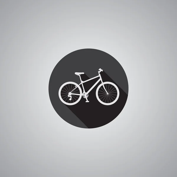 Bicycle symbol flat — Stock Vector