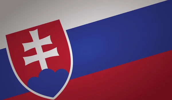 Eslovaquia Bandera — Vector de stock