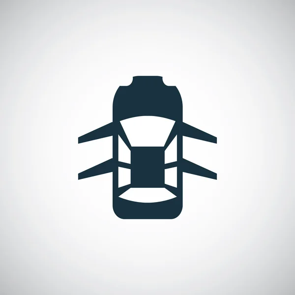 Icône du haut de voiture — Image vectorielle