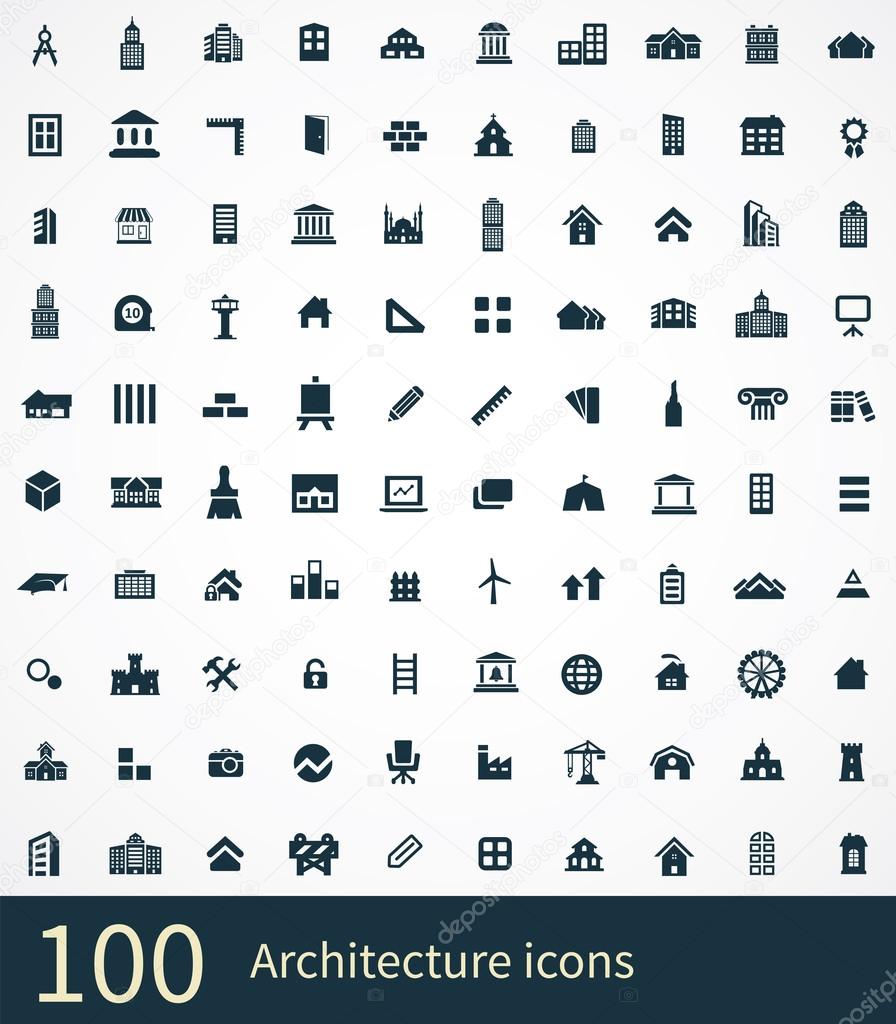 100 architecture icon