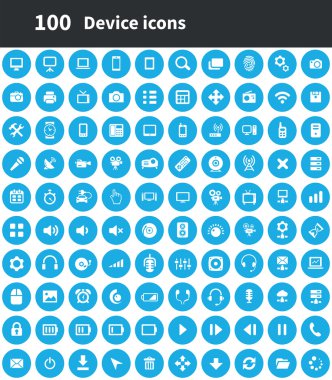 100 aygıt simgesini