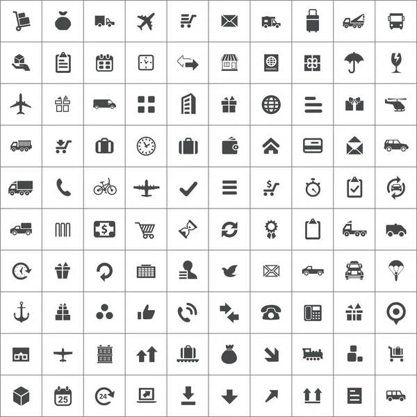 100 levering pictogram — Stockvector