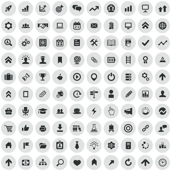 100 iconos de startup — Vector de stock