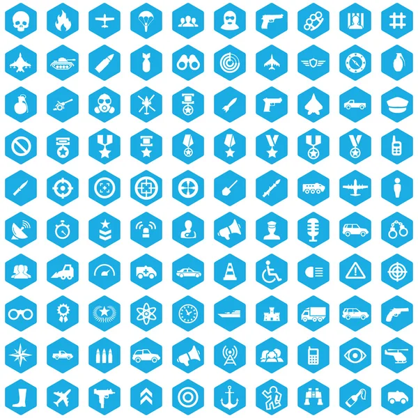 100 icono de guerra — Vector de stock