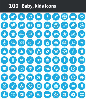 100 bebek, çocuklar simgeleri