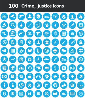 100 suç, adalet simgeler