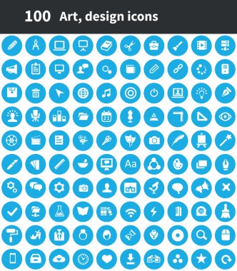 100 sanat, tasarım simgeler