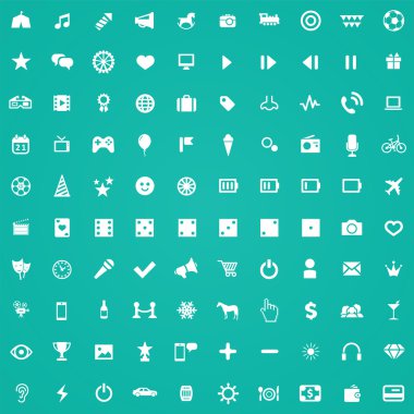 100 eğlence simgesi