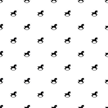 Vektör seamless modeli, at oyuncak