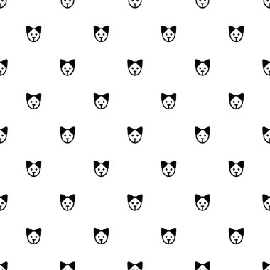 Dikişsiz desen, köpek vektör