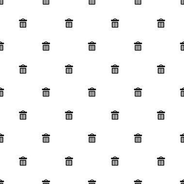 Vektör seamless modeli çöp kovası