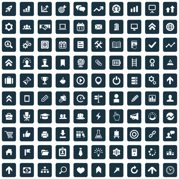 100 opstarten pictogram — Stockvector