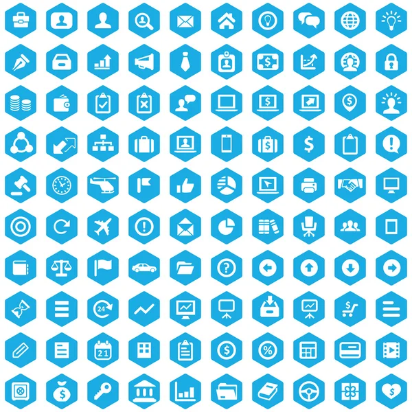 100 iconos de negocios — Vector de stock