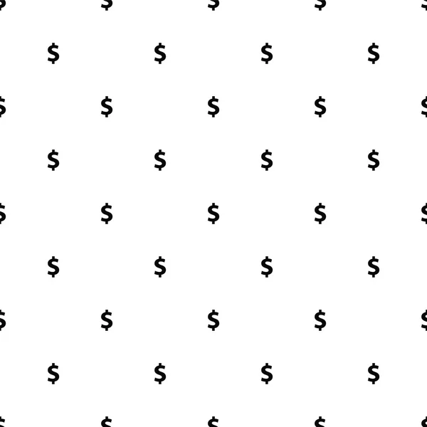Vector seamless pattern, money — Stock Vector