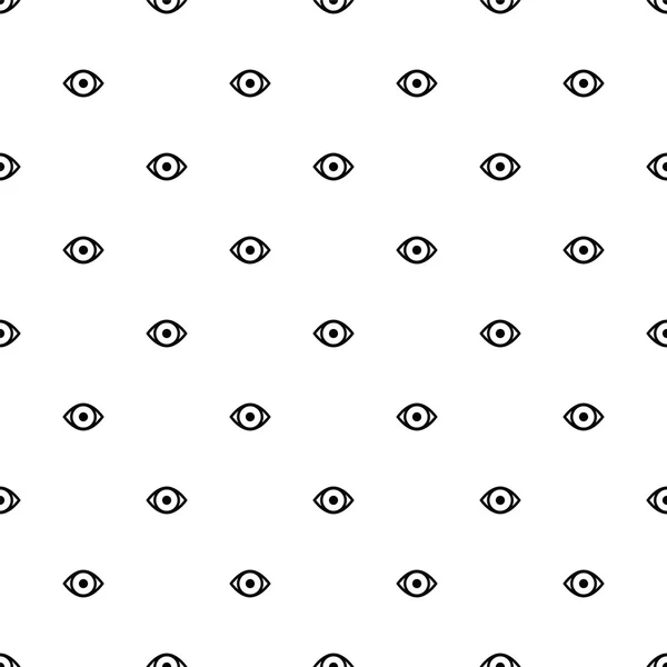 Vector seamless pattern, eye — Stock Vector