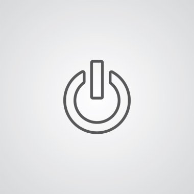 Anahat simgesini, beyaz arka plan, logo şablonu karanlık gücüyle