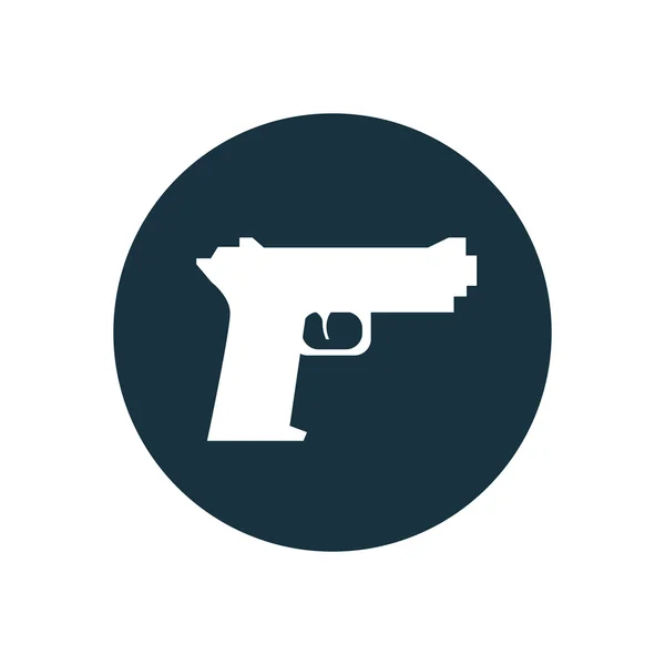 Gun ico — Stock Vector
