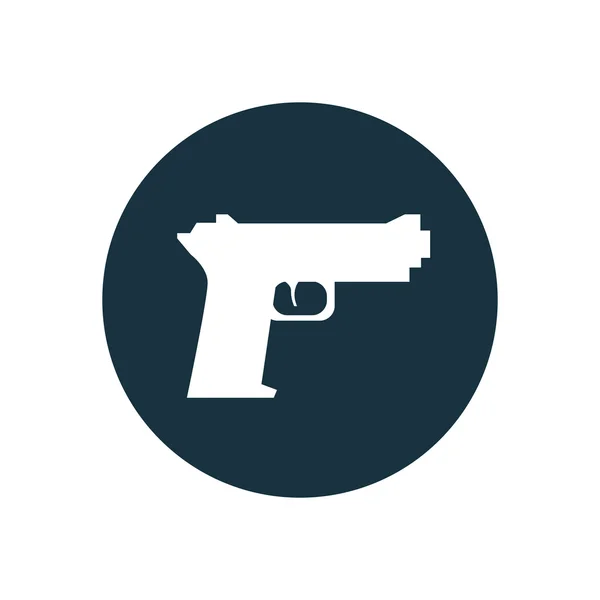 Gun ico - Stok Vektor