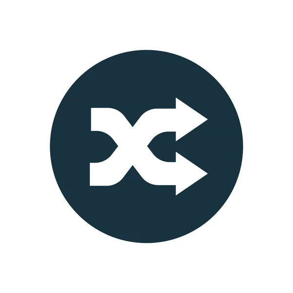 Shuffle icon — Stock Vector
