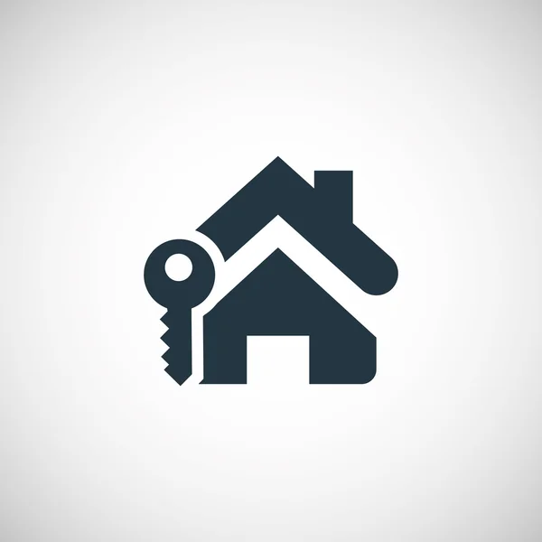 Home sleutelpictogram — Stockvector