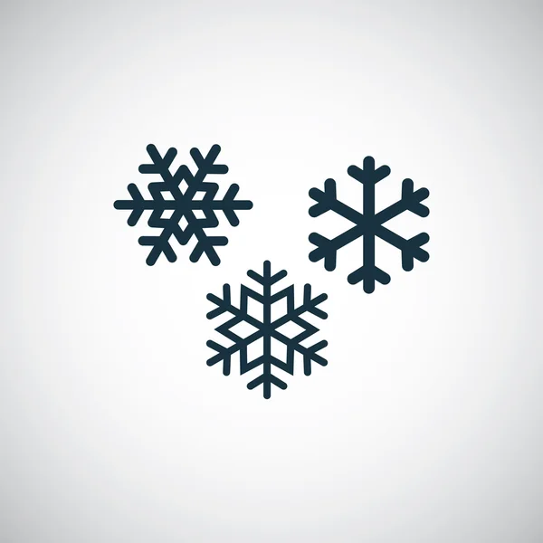 Ikona płatki śniegu — Wektor stockowy