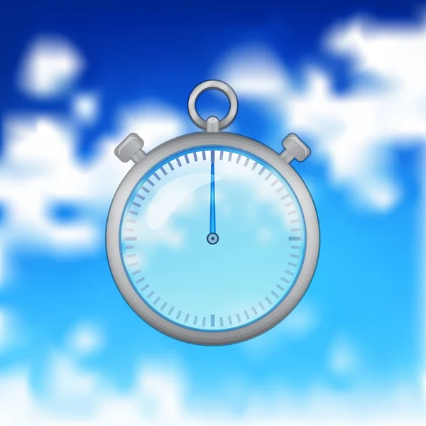 Realistic timer illustration — Stock Vector