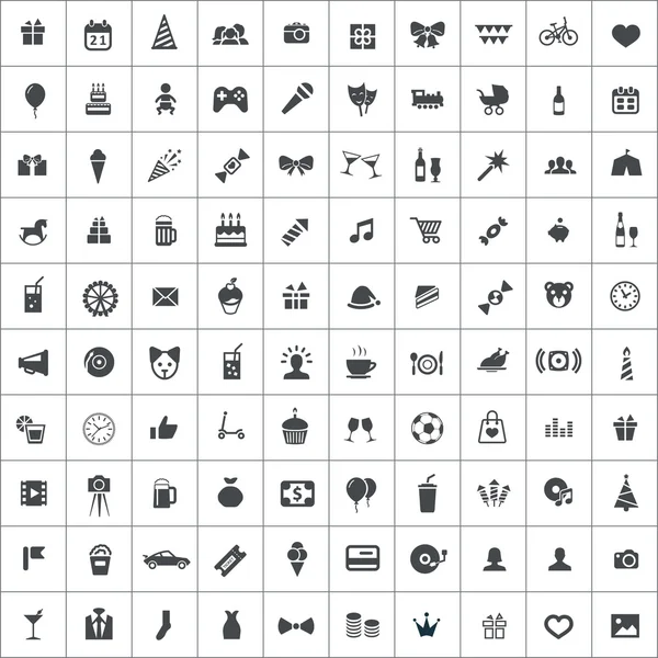 100 doğum günü simgesi