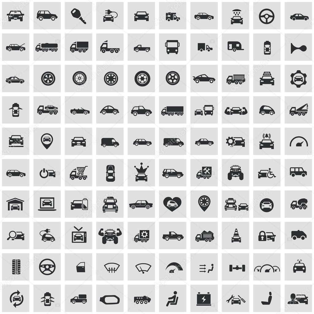 100 car icon