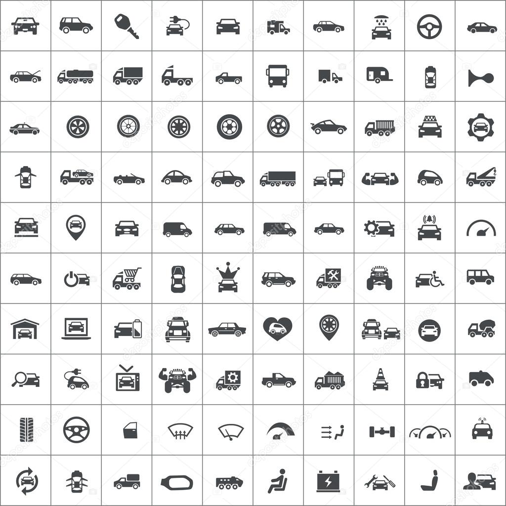 100 car icon