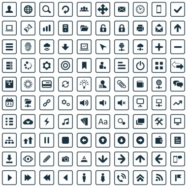 100 app simgeleri
