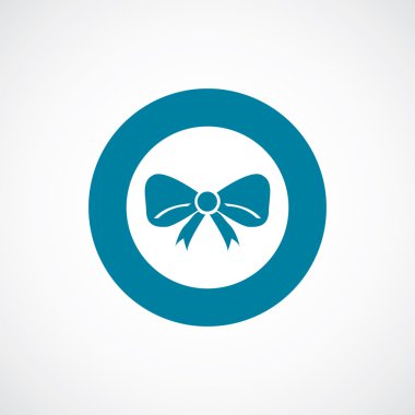 Festival yay simgesi kalın mavi daire kenarlık