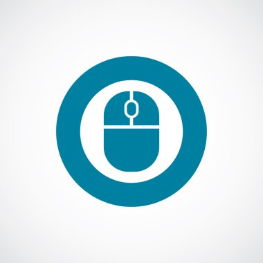 fare simgesi kalın mavi daire kenarlık