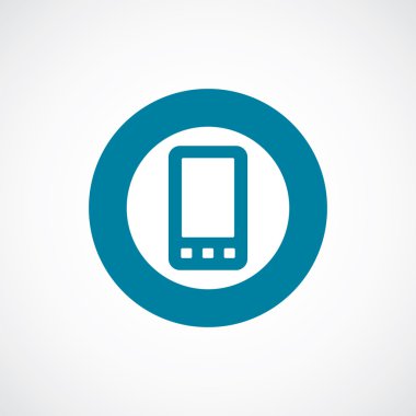 hareket eden telefon simgesi kalın mavi daire kenarlık