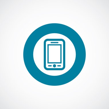 hareket eden telefon simgesi kalın mavi daire kenarlık