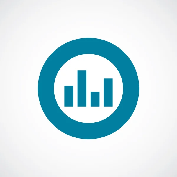 Equalizer-ikonen fet blå cirkel gränsen — Stock vektor