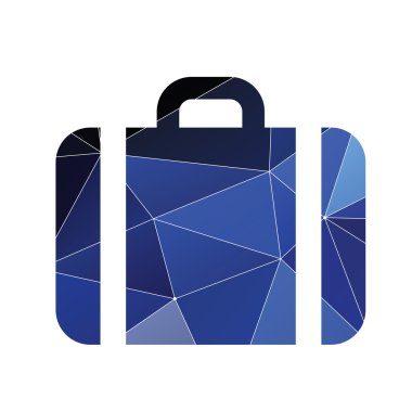 Durum simgesi soyut üçgen arka plan