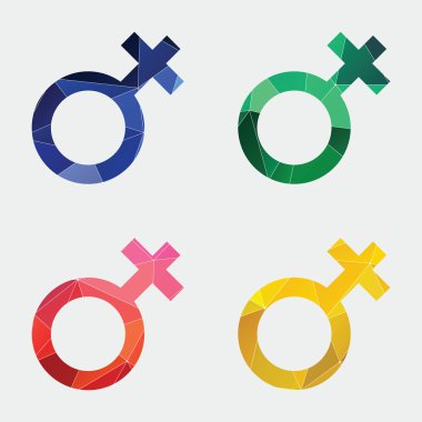 kadın sembol simge tasarlamak Triangl