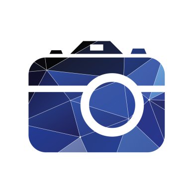 fotoğraf kamera simgesi soyut üçgen