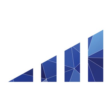 ses düzeyi simgesini soyut üçgen