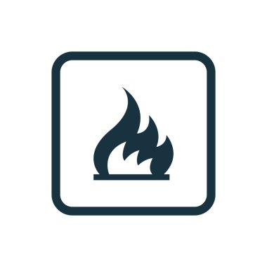 kutsal kişilerin resmi yuvarlak kare düğme ateş