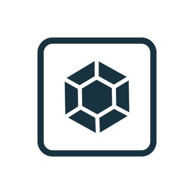 elmas kutsal kişilerin resmi yuvarlak kare düğme