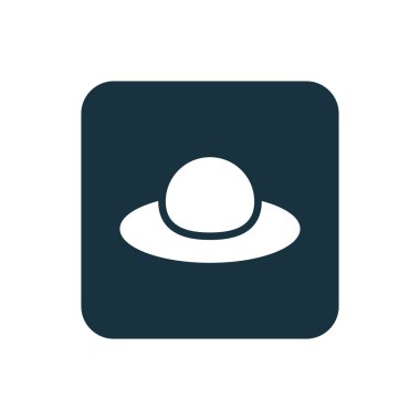 kadın şapka kutsal kişilerin resmi yuvarlak kare düğme