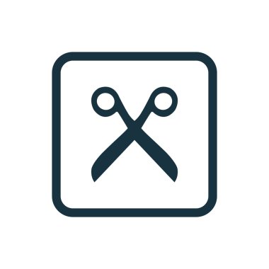 makas kutsal kişilerin resmi yuvarlak kare düğme