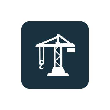 Vinç kutsal kişilerin resmi yuvarlak kare düğme oluşturma